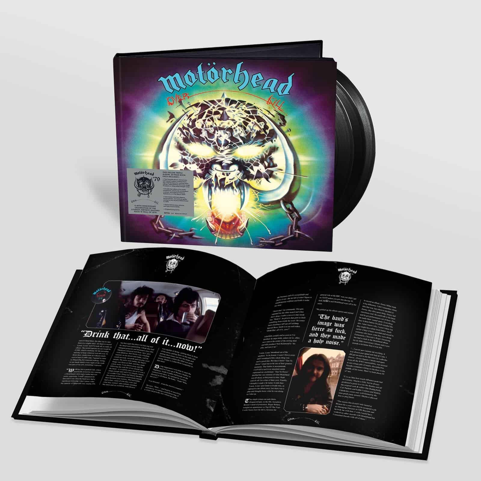 Overkill 40th Anniversary Deluxe 3 Album Edition